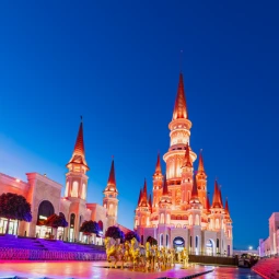 Land of Legends at Night